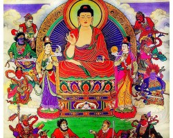 Giảng pháp và truyền quán đỉnh cộng đồng Phật Dược Sư,.... 