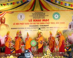 Bắc Ninh: Khai mạc Lễ hội Phật giáo Ấn Độ tại chùa Phật Tích